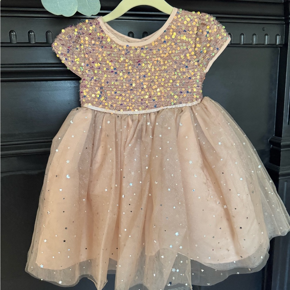 NWOT 3T Sparkling Sequin Tulle Dress